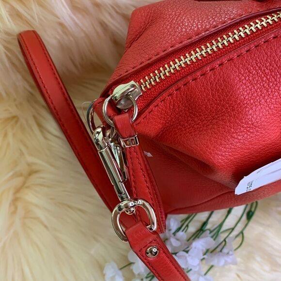 Coach Pebbled Cardinal Leather Kelsey Handbag - Picture 8 of 15